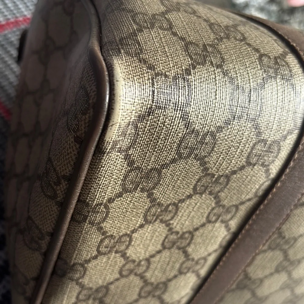 Gucci Brown Monogram Handbag - Picture 8 of 15